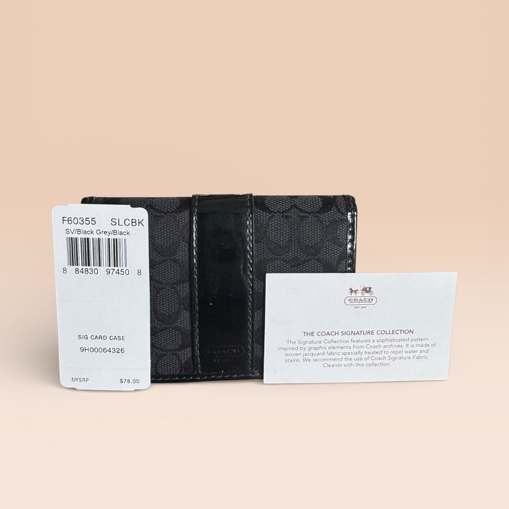 Coach Y2K Signature Card Case Wallet - Picture 2 of 7